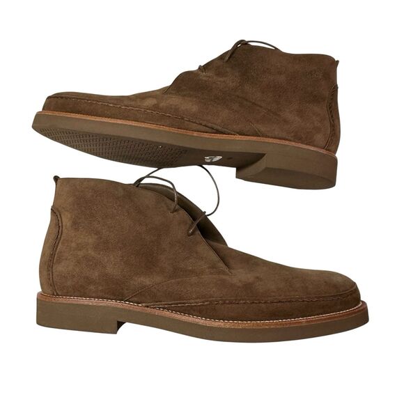Loro Piana NEW Men's Suede Walk Ankle Chukka Boots Brown 40.5 Authentic Luxury - Picture 10 of 16
